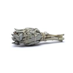 Witte Salie smudge fakkel, groot ±12 cm