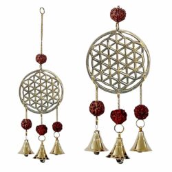 Windbelletjes, Bloem des Levens met Rudraksha zaden